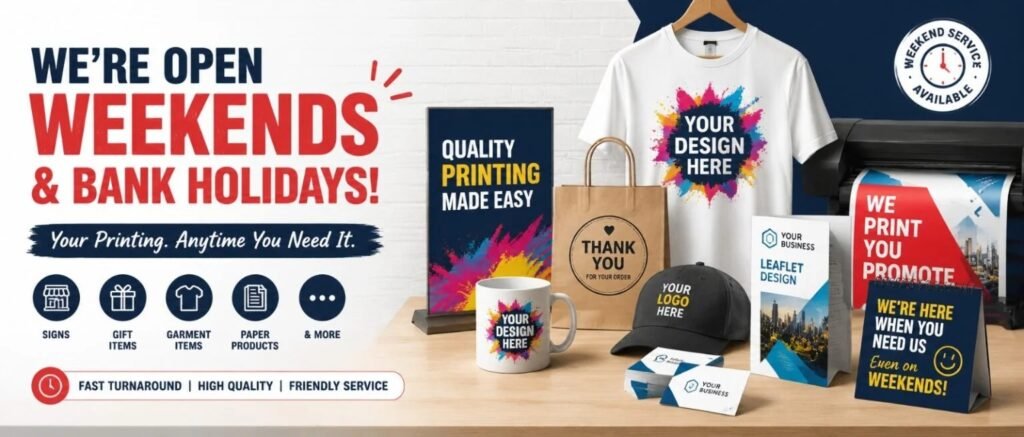 Weekend Printing Service Leighton Buzzard 